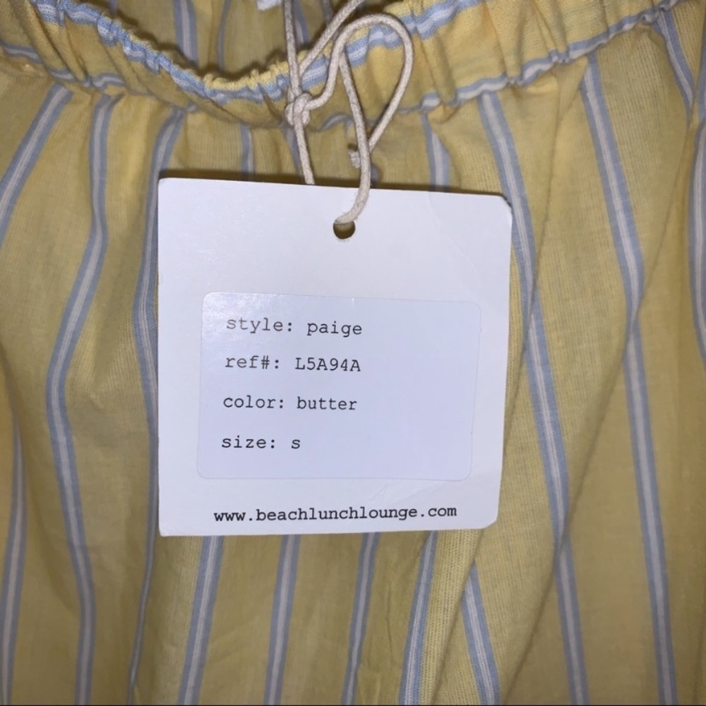 NWT BeachLunchLounge Off-The- Shoulder Blouse - Picture 8 of 9